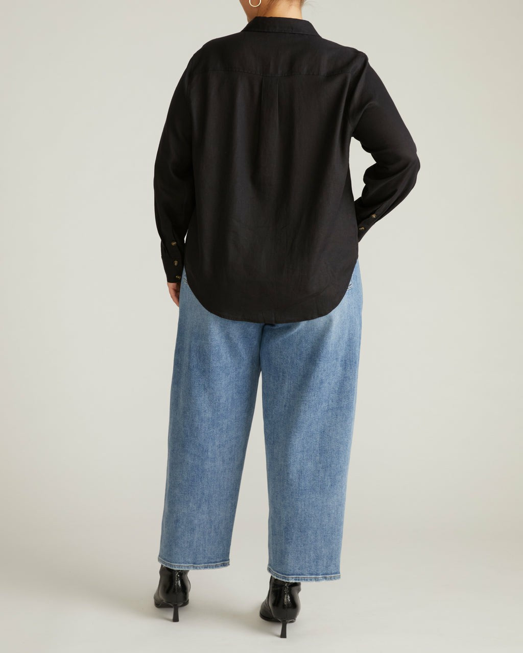 Elbe Stretch Linen Blend Shirt - Universal Standard