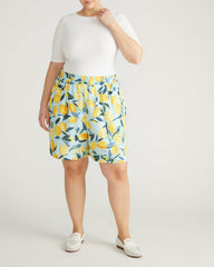 Juniper Linen Blend Easy Pull-On Shorts - Universal Standard