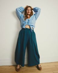 Cosma Barrel Leg Linen Blend Pants - Universal Standard