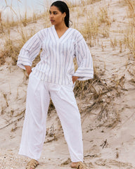 Marley Wide Leg Linen Blend Pants - Universal Standard