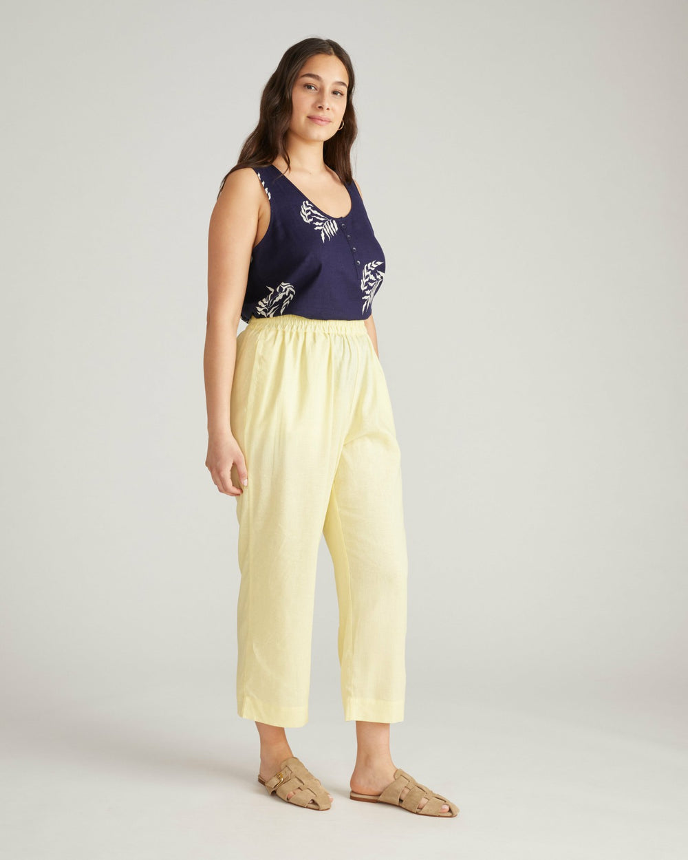 Iris Linen Blend Easy Pull-On Pants - Universal Standard
