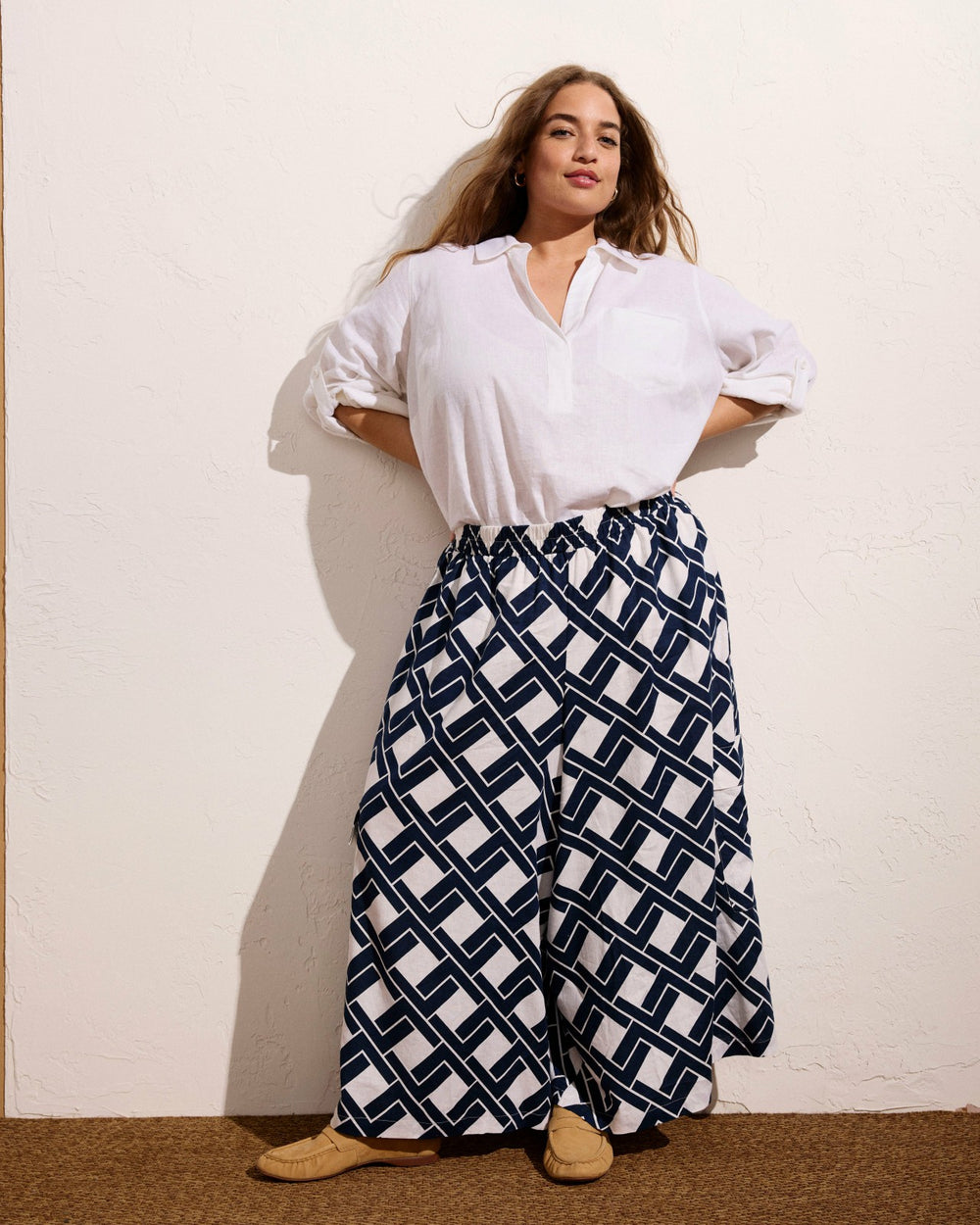 Palazzo Cargo Linen Blend Pant - Universal Standard