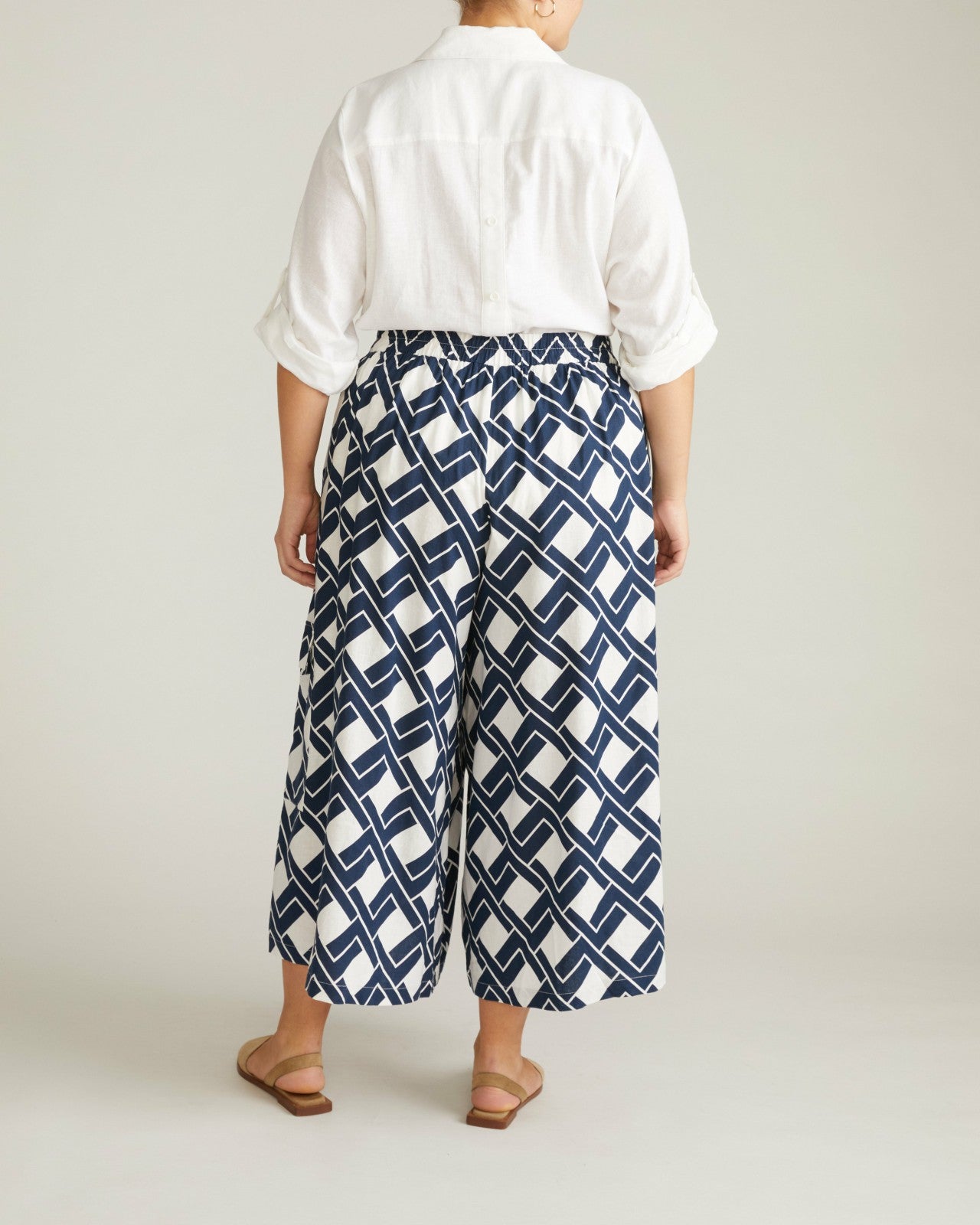 Palazzo Cargo Linen Blend Pant - Universal Standard