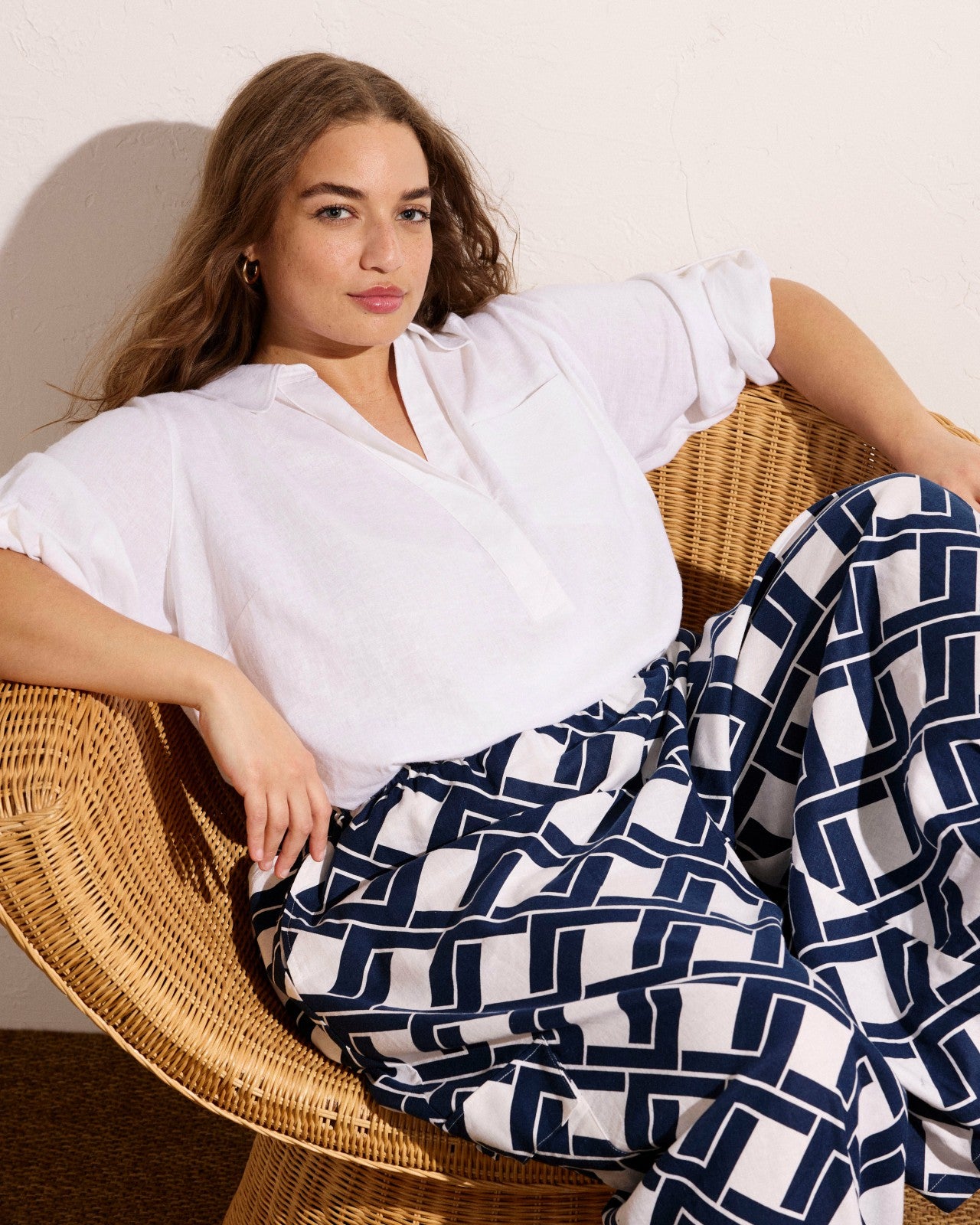 Palazzo Cargo Linen Blend Pant - Universal Standard