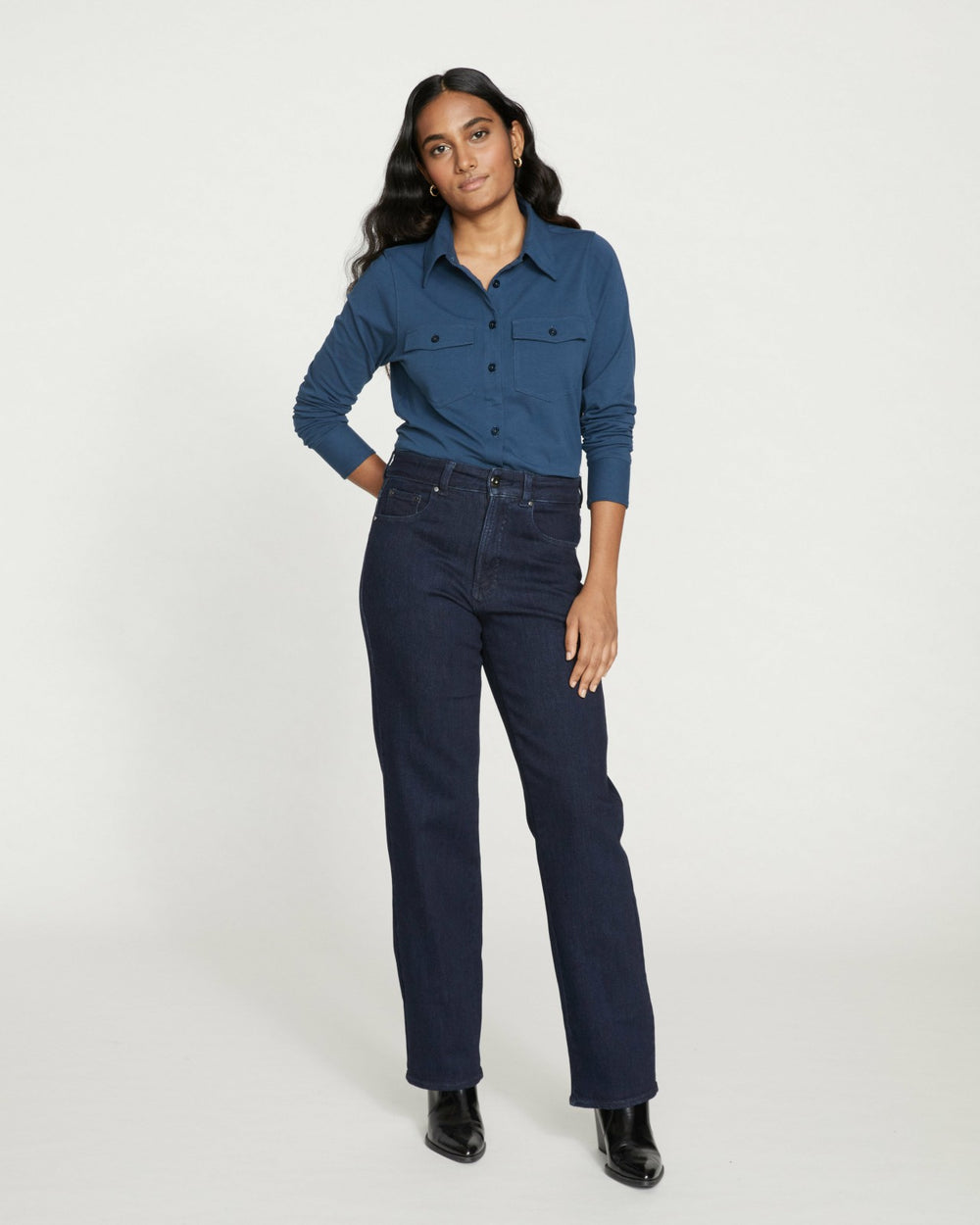 Etta High Rise Straight Leg Jeans 31 Inch - Universal Standard