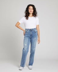 Donna High Rise Curve Straight Leg Jeans 32 Inch - Universal Standard