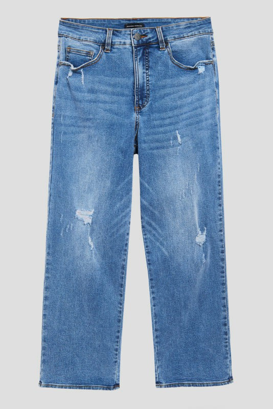 Donna High Rise Curve Straight Leg Jeans 32 Inch - Universal Standard