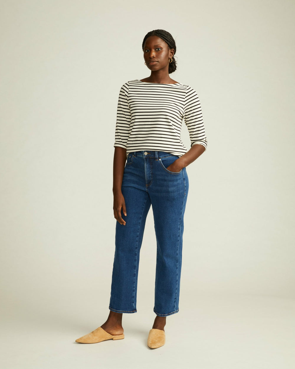 Etta High Rise Straight Leg Jeans 28 Inch - Universal Standard