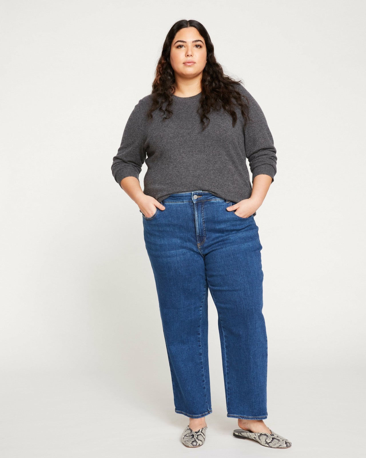 Etta High Rise Straight Leg Jeans 28 Inch - Universal Standard