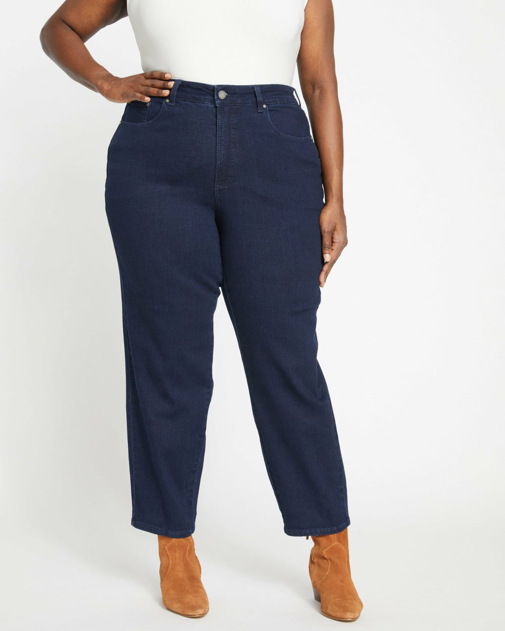 Dylan High Rise Tapered Jeans 29 Inch - Universal Standard