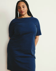 Belle Breton Stripe Jersey Dress - Universal Standard
