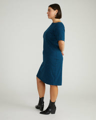 Belle Breton Stripe Jersey Dress - Universal Standard
