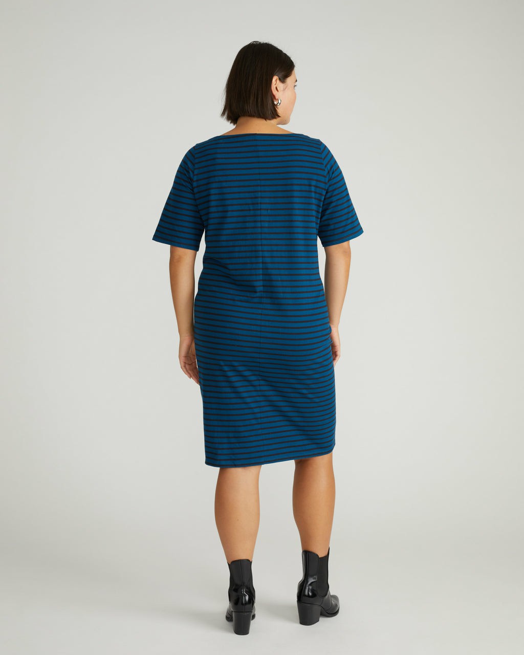 Belle Breton Stripe Jersey Dress - Universal Standard