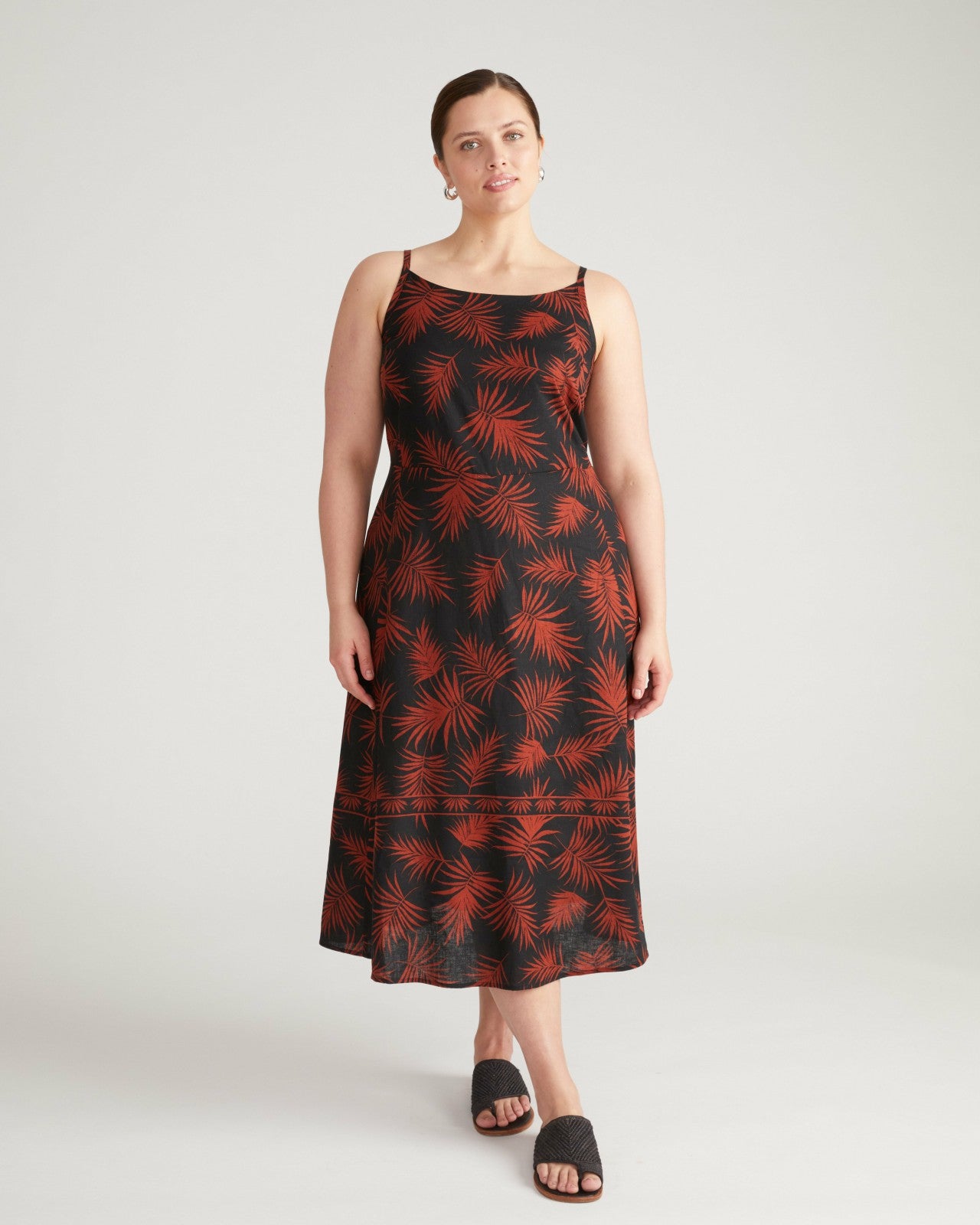 Kuki Linen Blend Midi Dress - Universal Standard