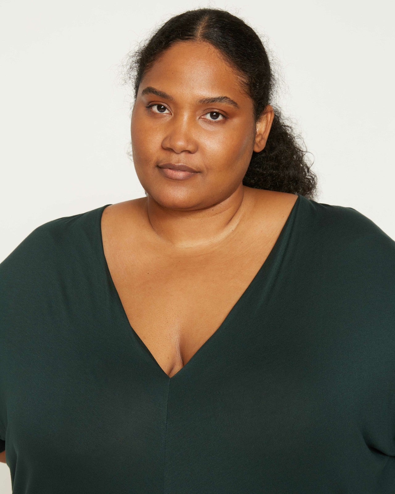 Teresa Liquid Jersey V-Neck Dress - Universal Standard
