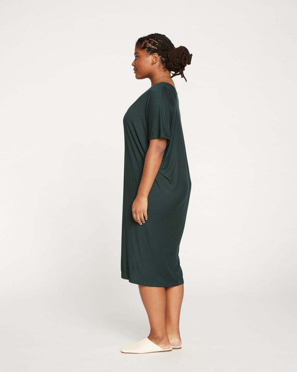 Teresa Liquid Jersey V-Neck Dress - Universal Standard