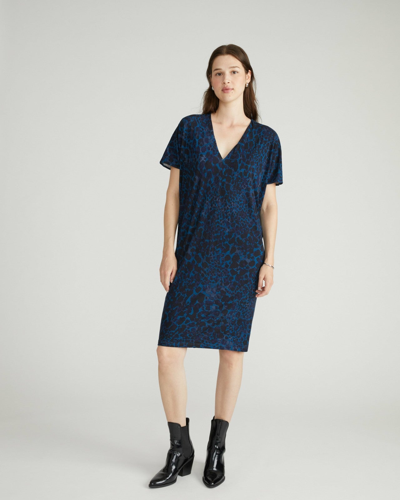 Teresa Liquid Jersey V-Neck Dress - Universal Standard