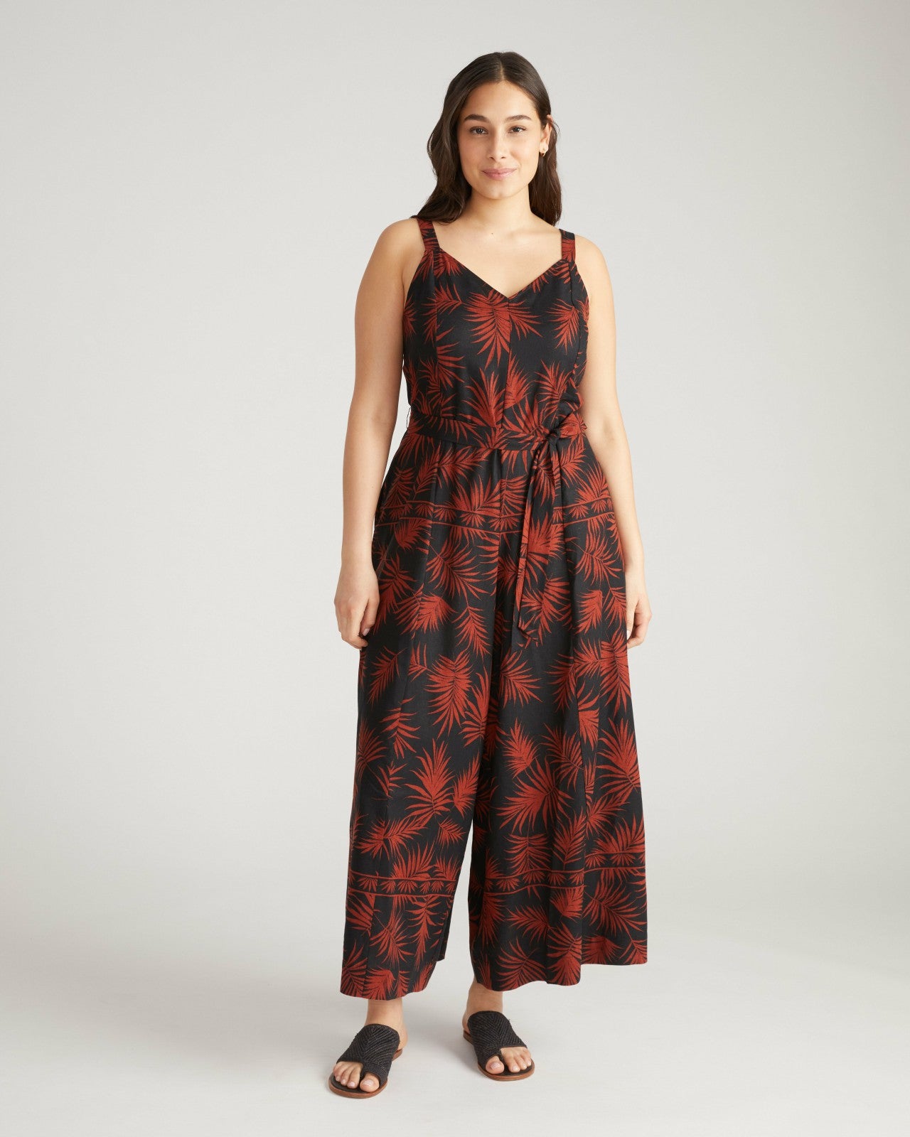 Promenade Linen Blend Jumpsuit - Universal Standard