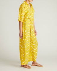 Maggie Barrel Leg Linen Blend Jumpsuit - Universal Standard