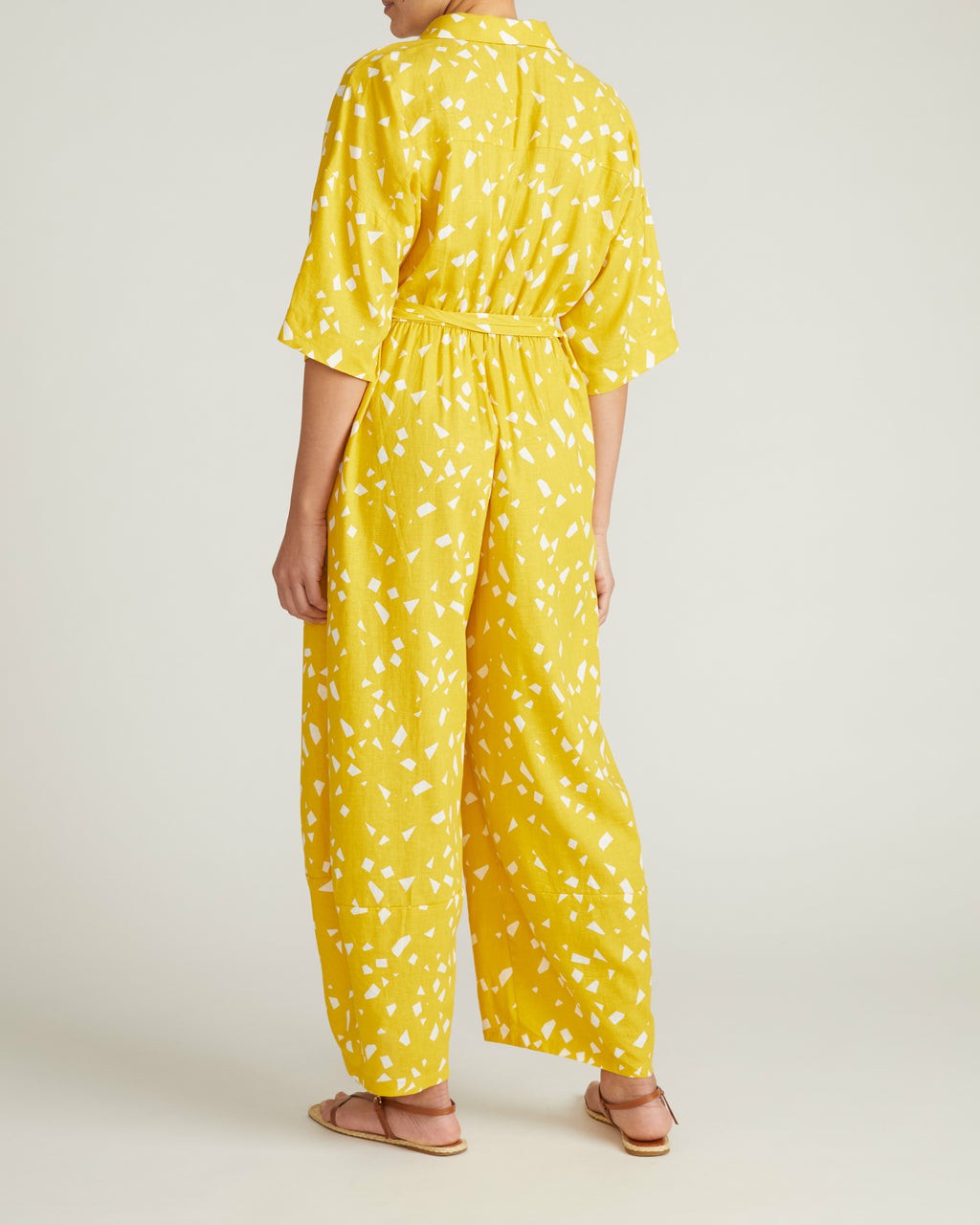 Maggie Barrel Leg Linen Blend Jumpsuit - Universal Standard