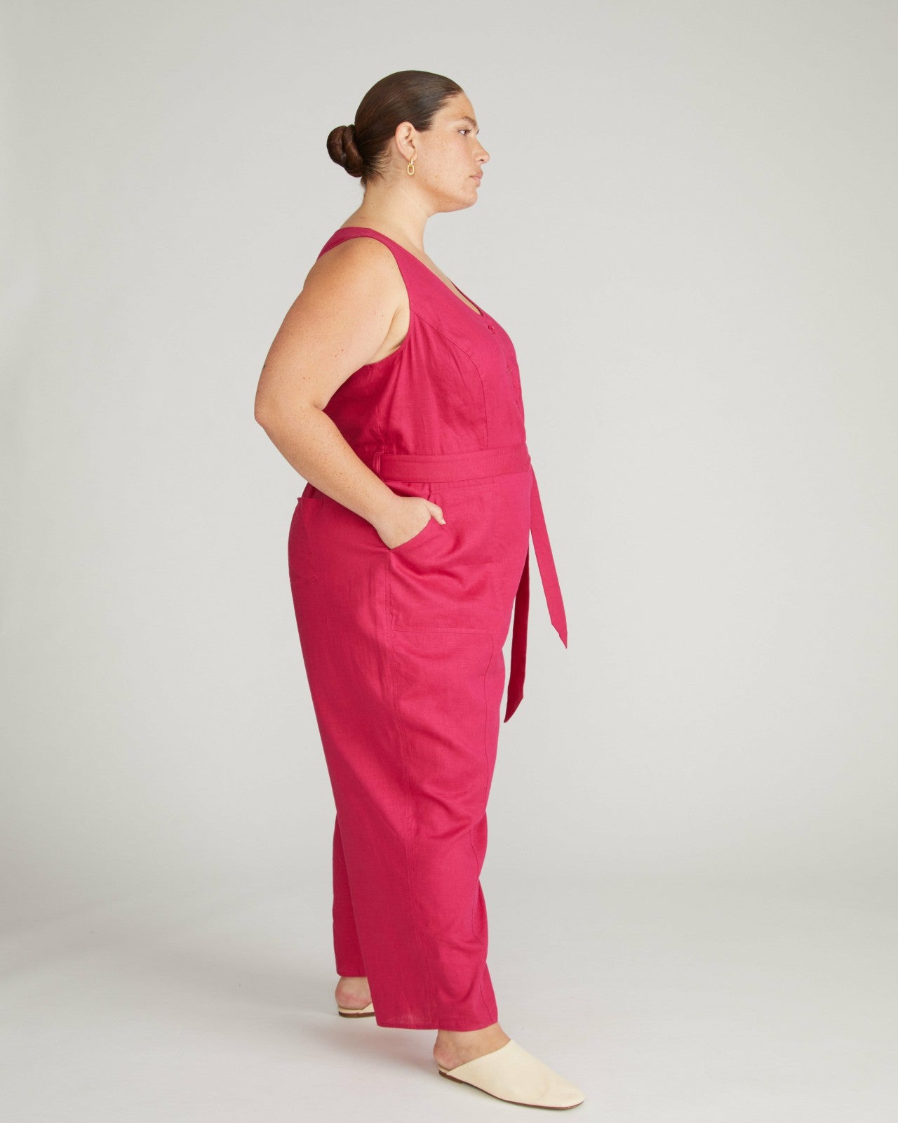 Matilda Linen Blend Jumpsuit - Universal Standard