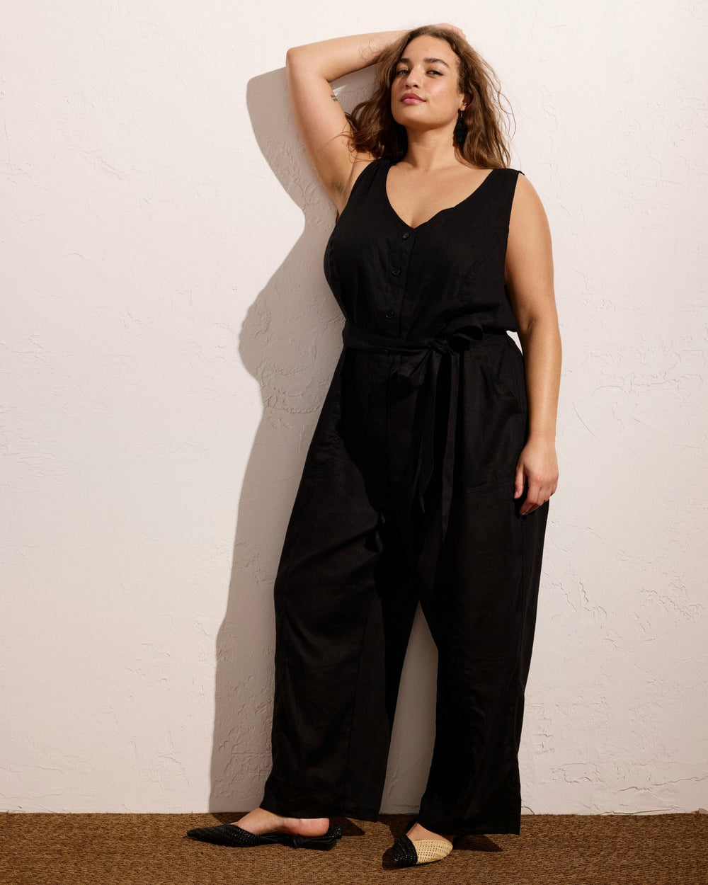 Matilda Linen Blend Jumpsuit - Universal Standard