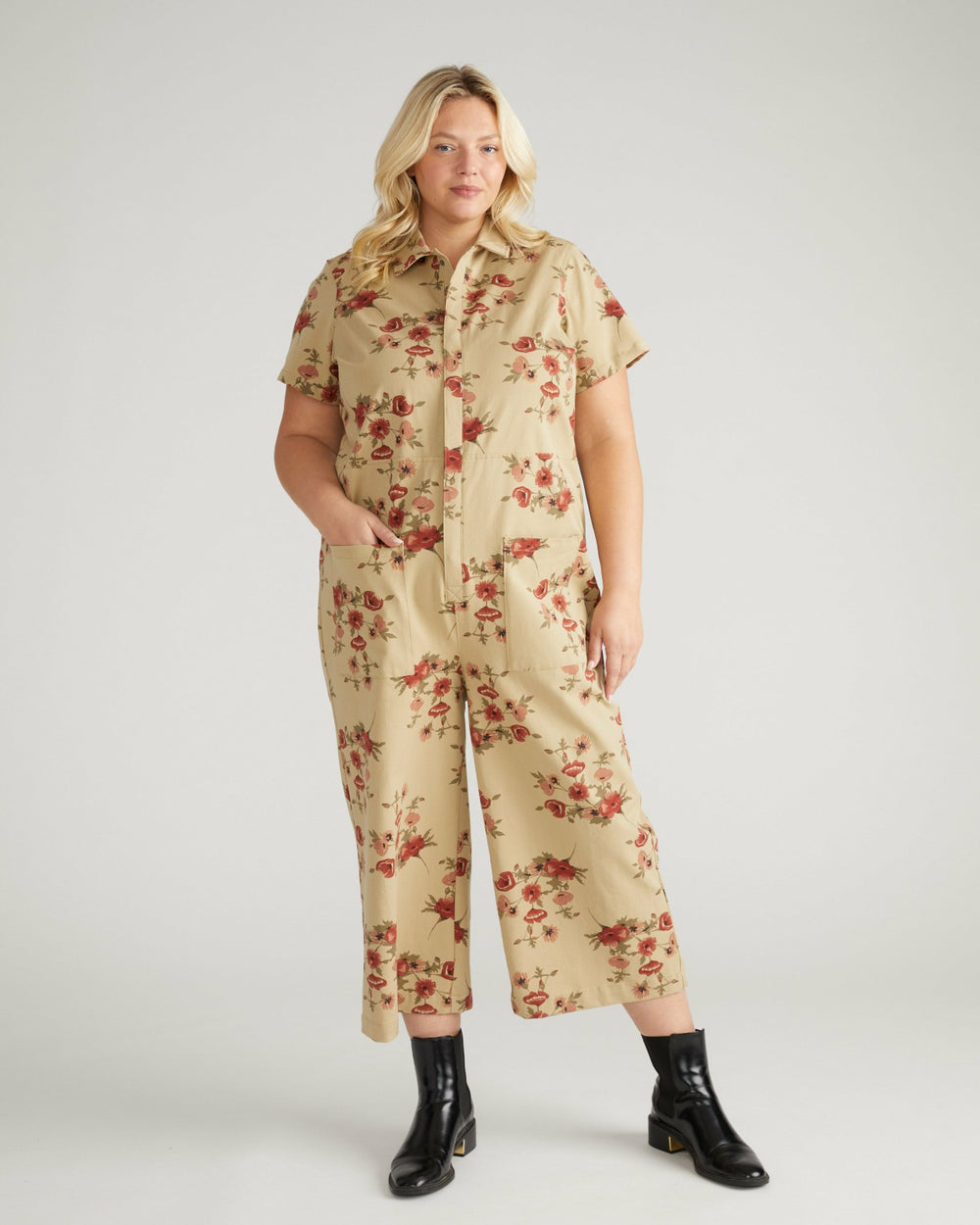 Kate Stretch Cotton Twill Jumpsuit - Universal Standard