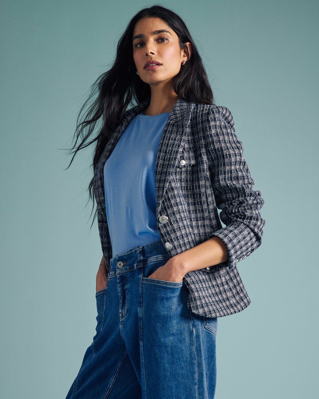 4 Pocket Ponte Blazer - Universal Standard