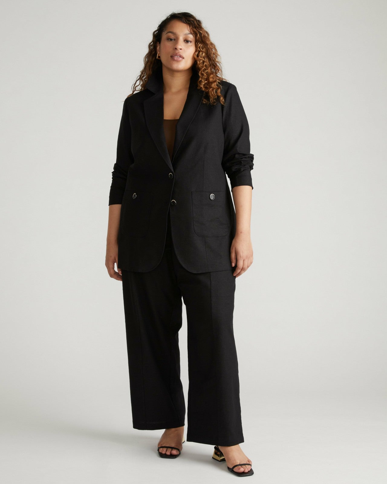 Coastal Linen Blend Blazer - Universal Standard