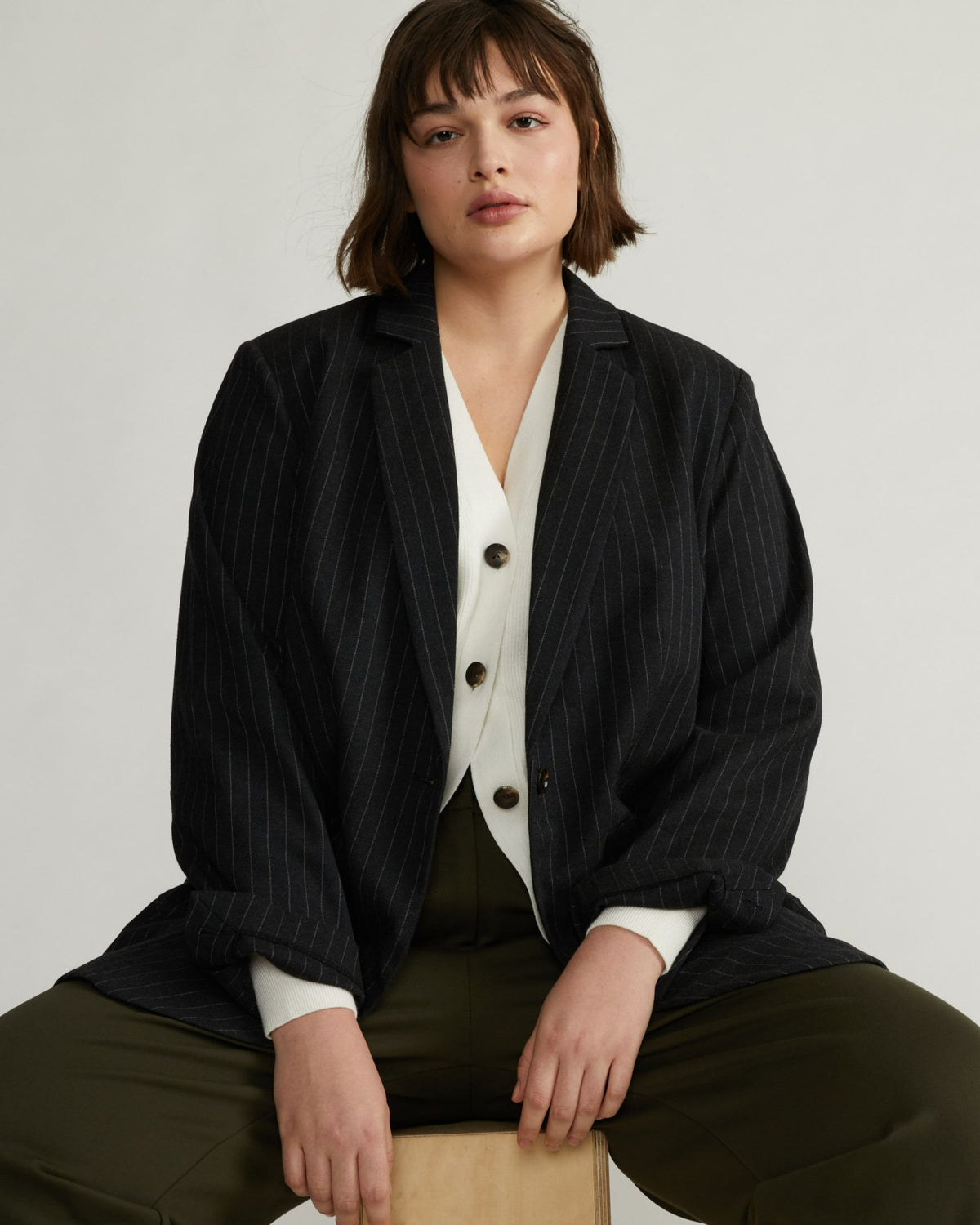 The Pinstripe Blazer - Universal Standard
