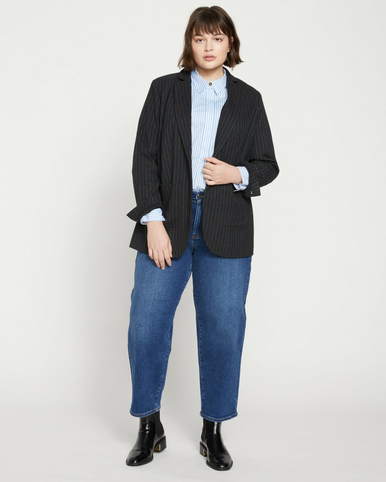 The Pinstripe Blazer - Universal Standard
