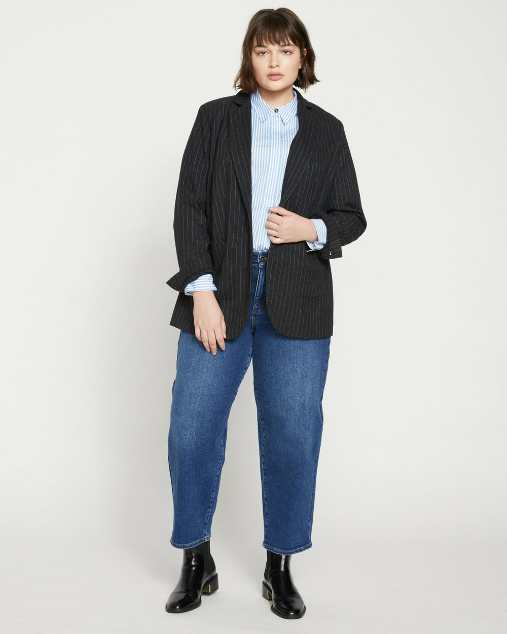 The Pinstripe Blazer - Universal Standard