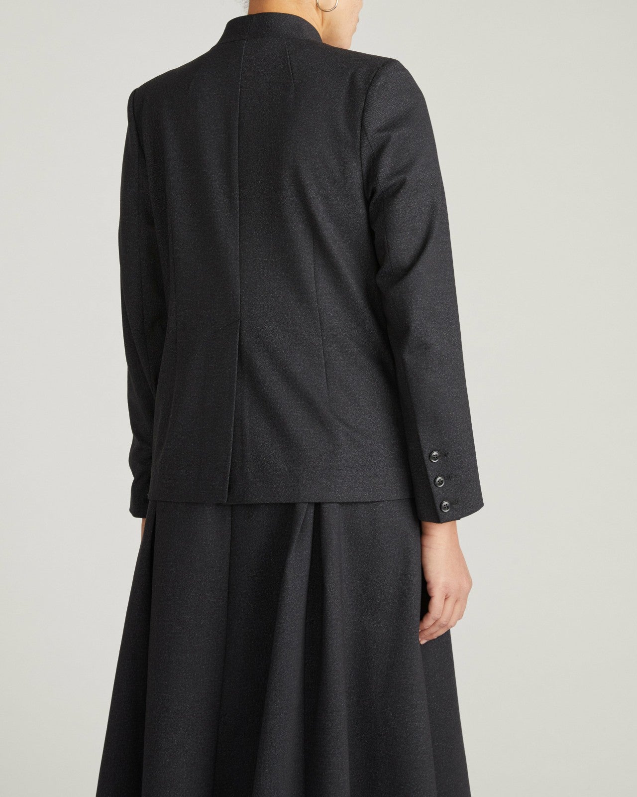 PowerPonte Denim Collarless Blazer - Universal Standard