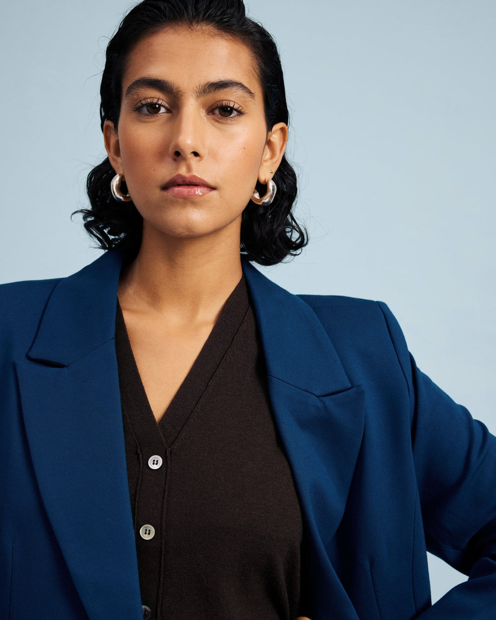 Bianca Double Breasted Ponte Blazer - Universal Standard