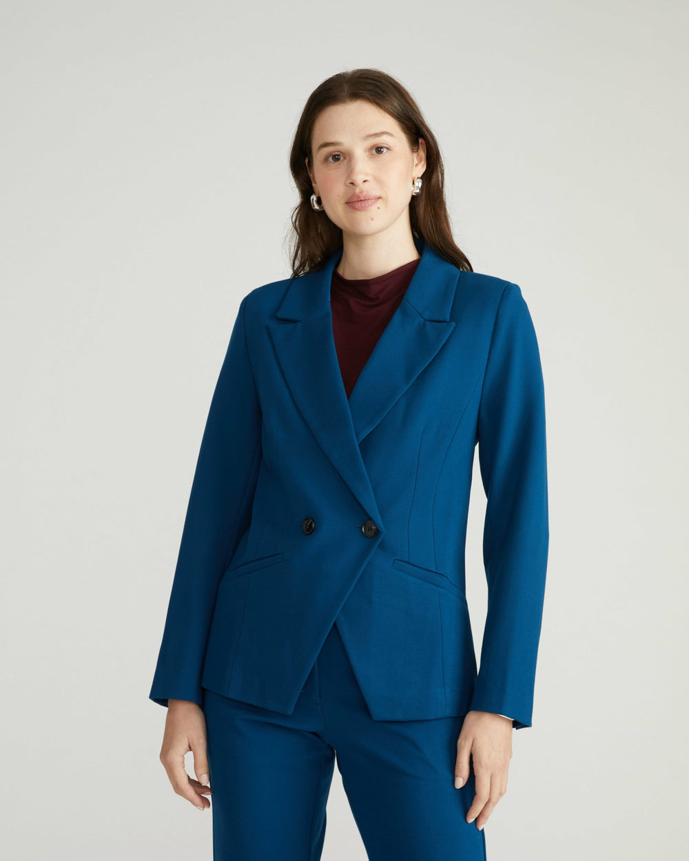 Bianca Double Breasted Ponte Blazer - Universal Standard