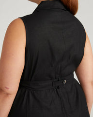 Hudson Linen Blend Trench Dress - Universal Standard
