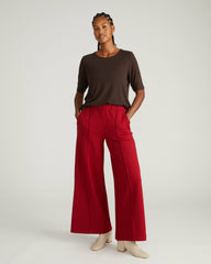 Pam Pintuck Wide Leg Ponte Pants - Universal Standard