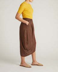 Geneva Linen Blend Skirt - Universal Standard