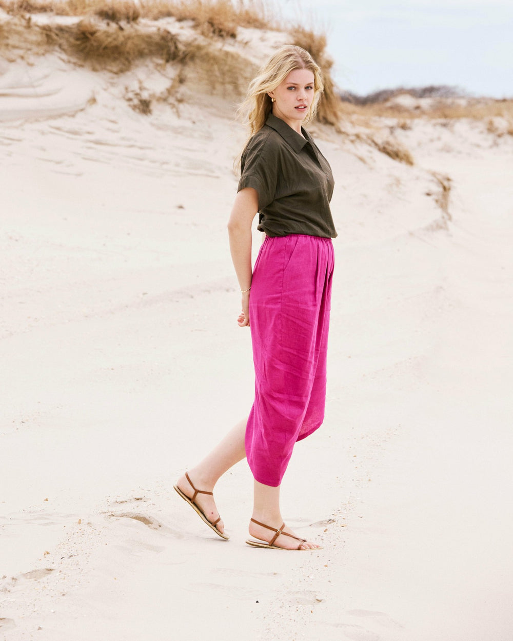Geneva Linen Blend Skirt - Universal Standard