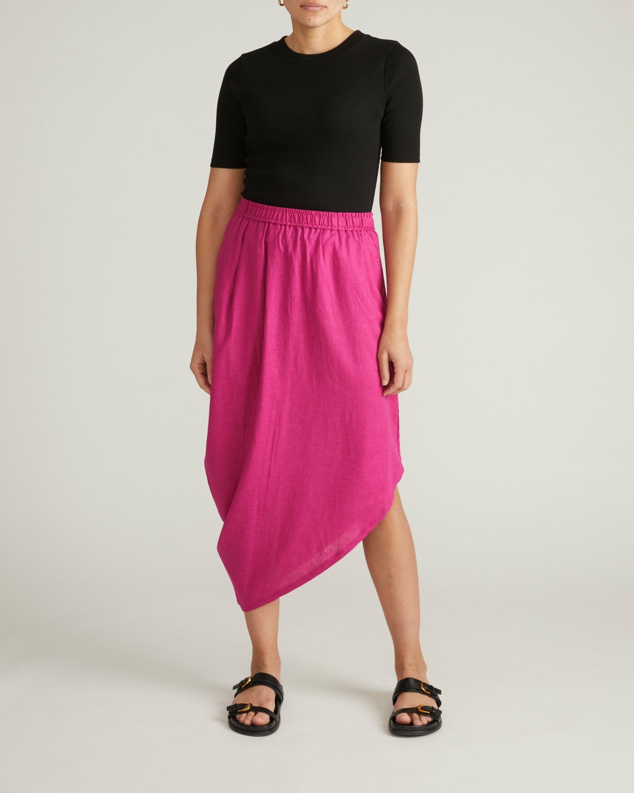 Geneva Linen Blend Skirt - Universal Standard
