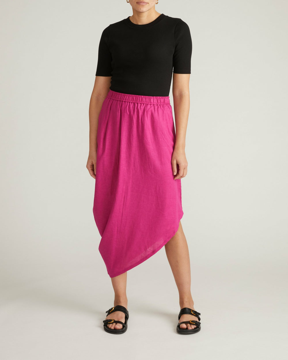 Geneva Linen Blend Skirt - Universal Standard