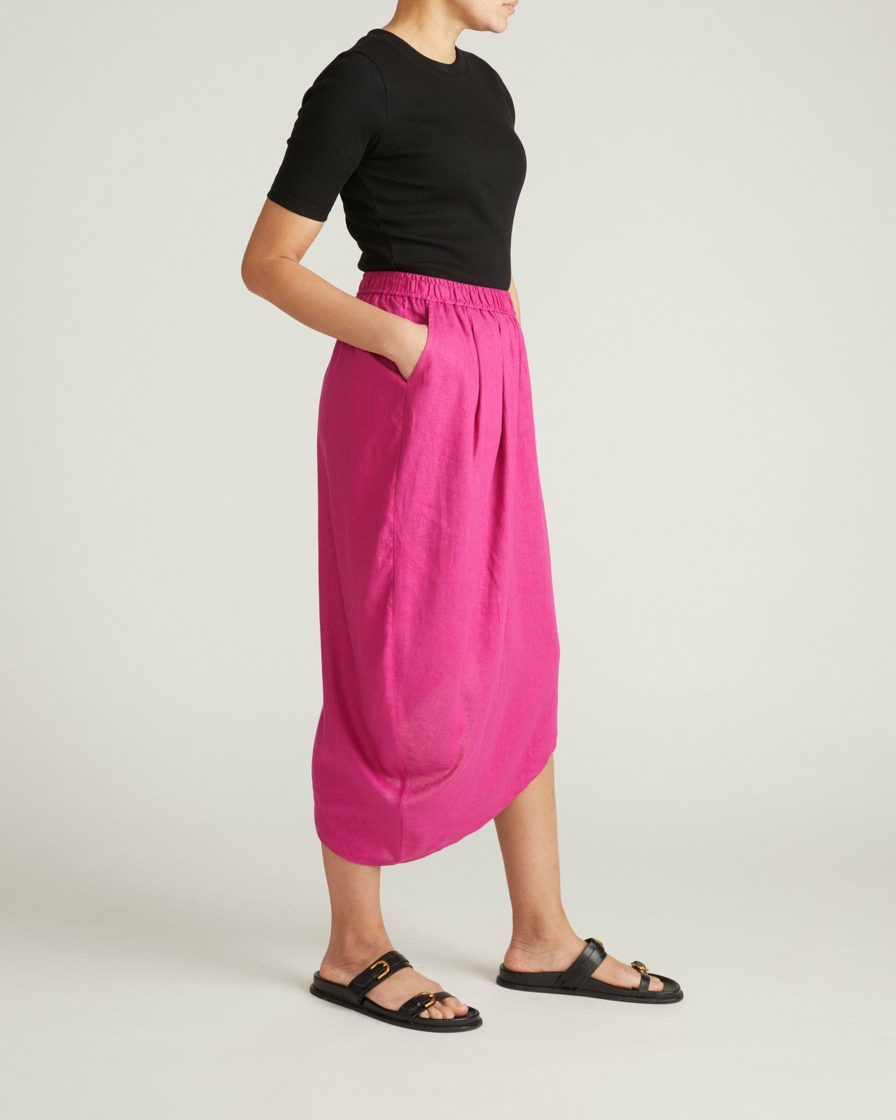 Geneva Linen Blend Skirt - Universal Standard
