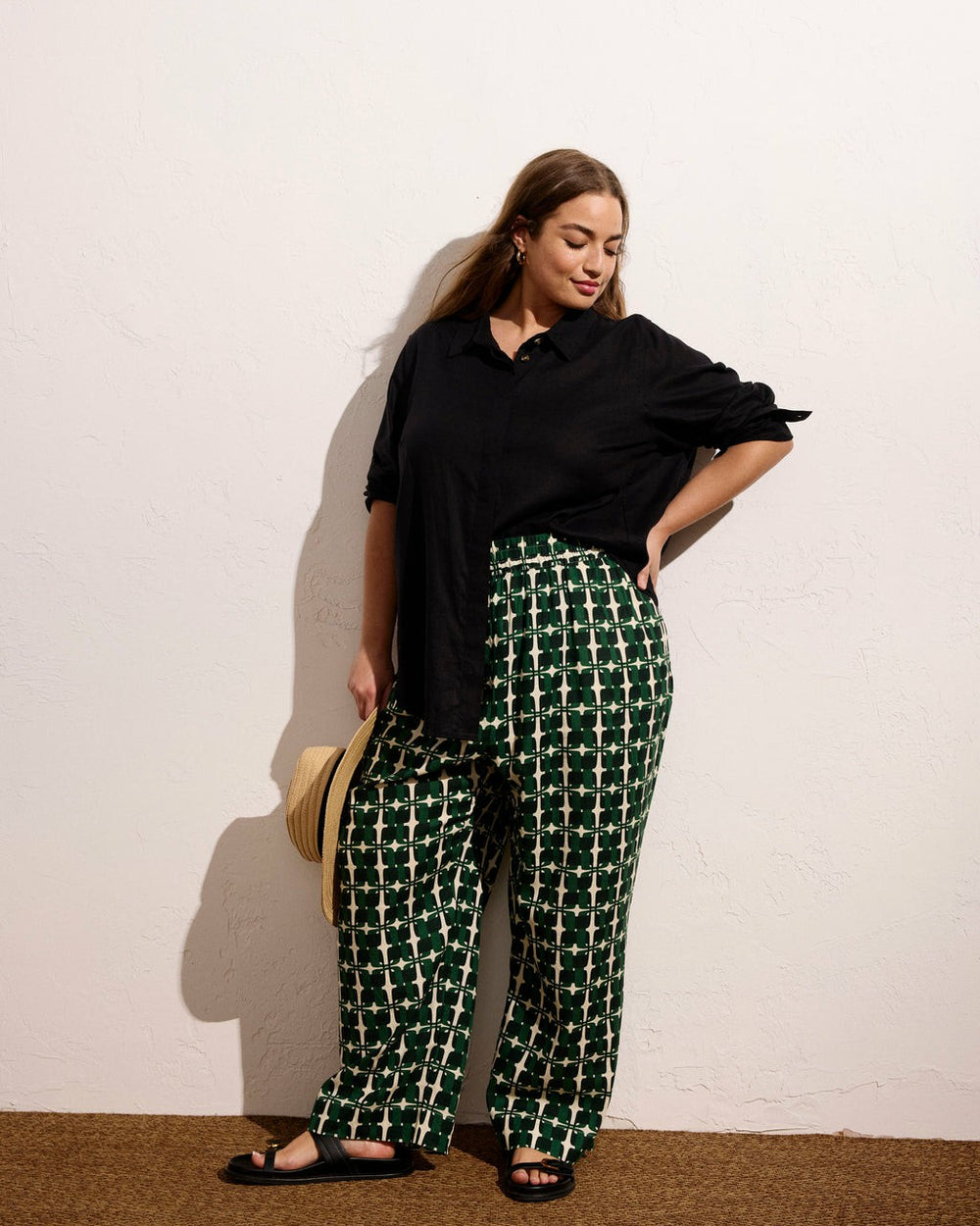 Iris Linen Blend Easy Pull-On Pants - Universal Standard