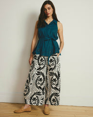 Cosma Barrel Leg Linen Blend Pants - Universal Standard
