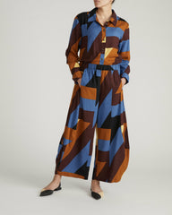 Cosma Barrel Leg Linen Blend Pants - Universal Standard