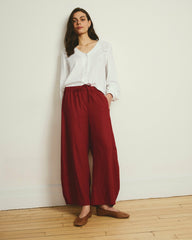 Cosma Barrel Leg Linen Blend Pants - Universal Standard