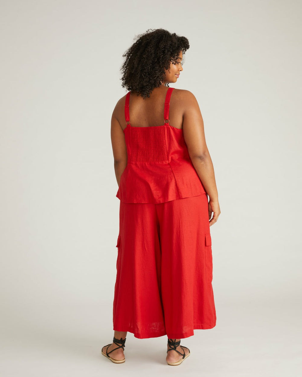Palazzo Cargo Linen Blend Pant - Universal Standard