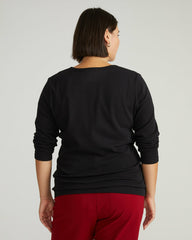 Henley Long Sleeve Ribbed Tee - Universal Standard