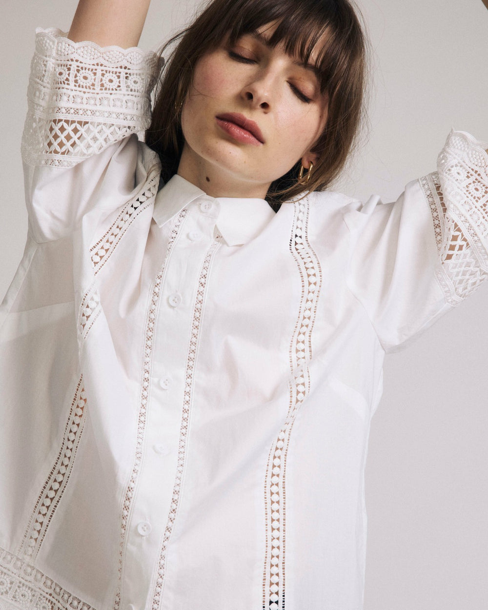 Dora Cotton Poplin Blouse - Universal Standard