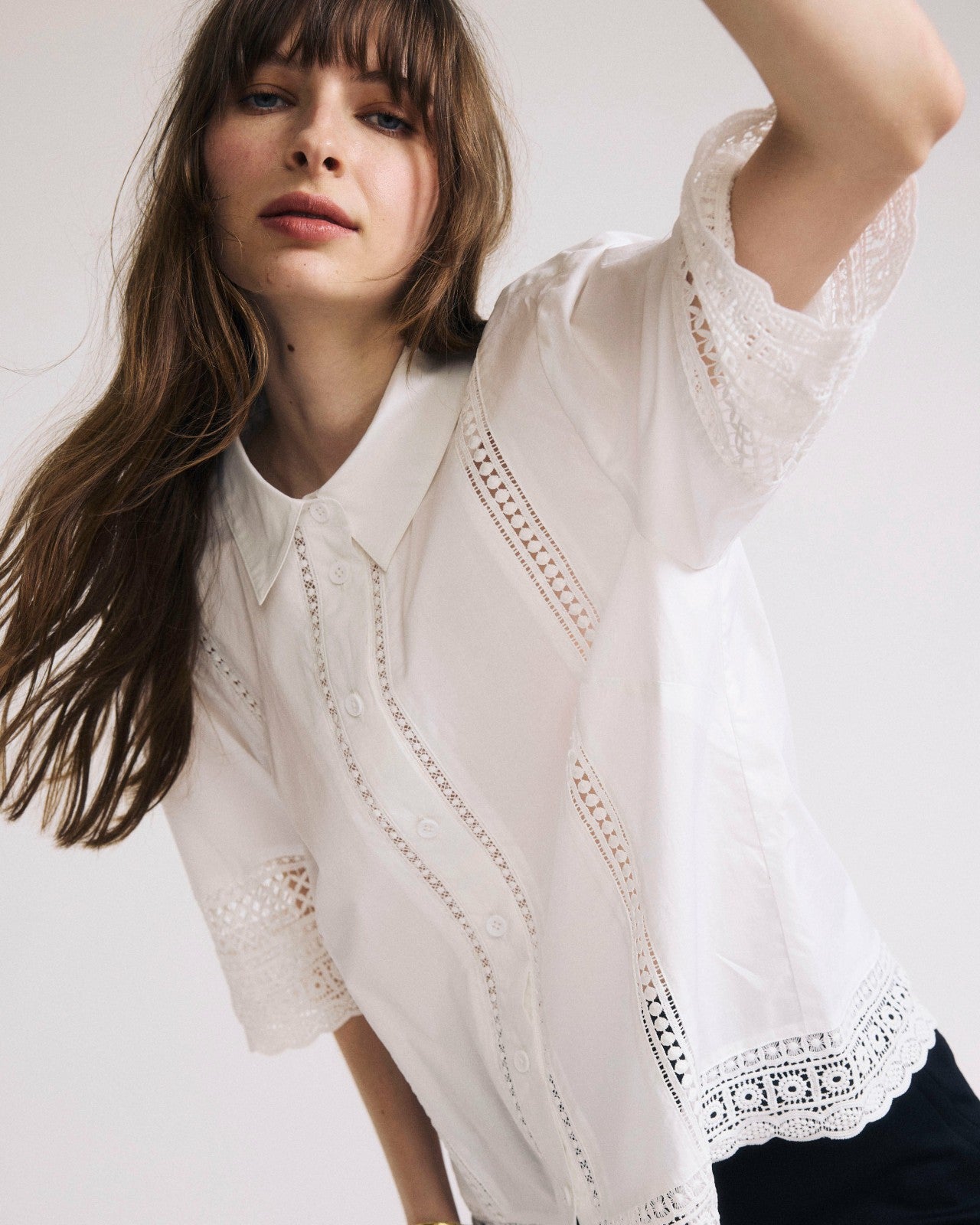 Dora Cotton Poplin Blouse - Universal Standard